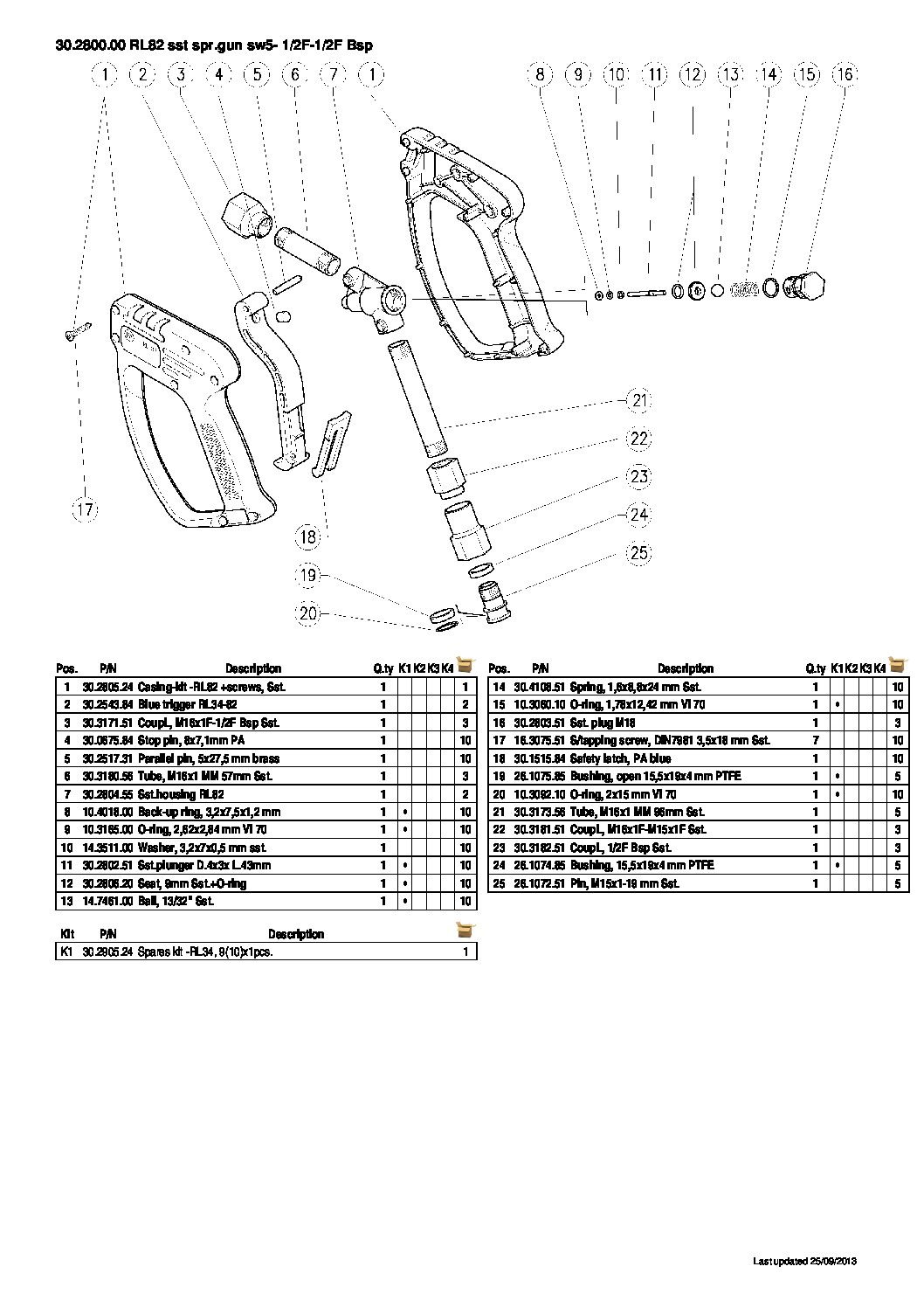 PA RL82 Stainless Steel Foam Gun